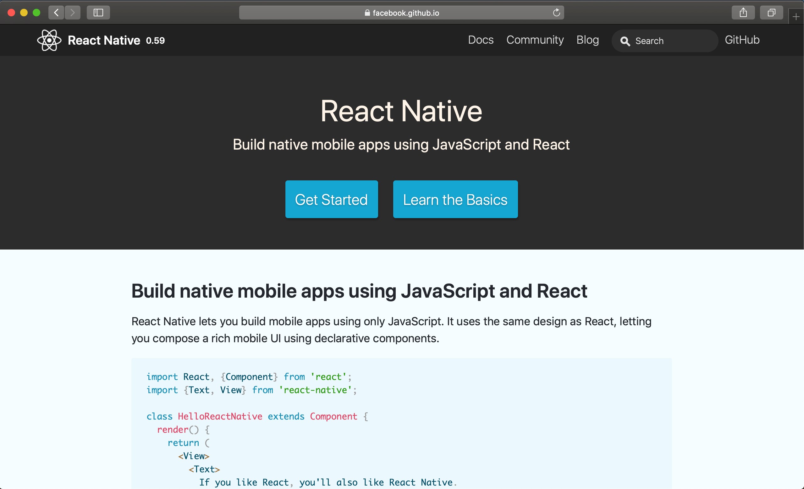 Getting Started With React Native