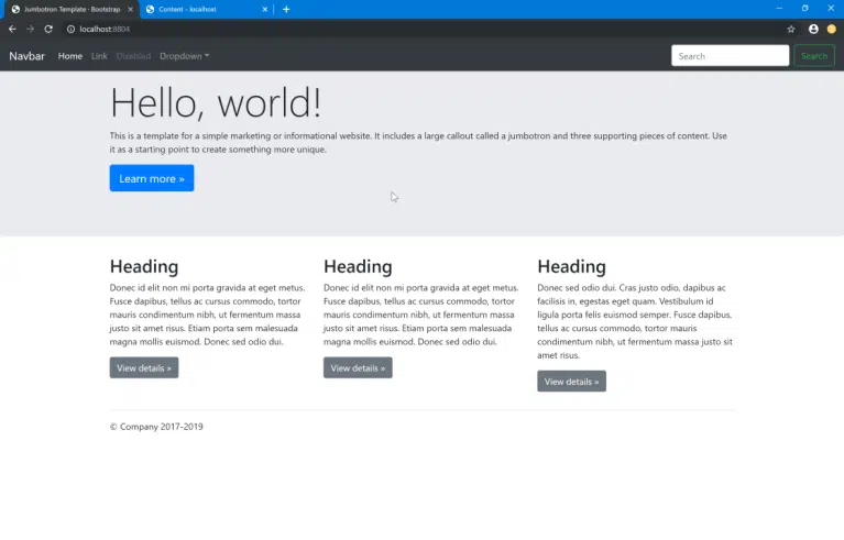 hello world