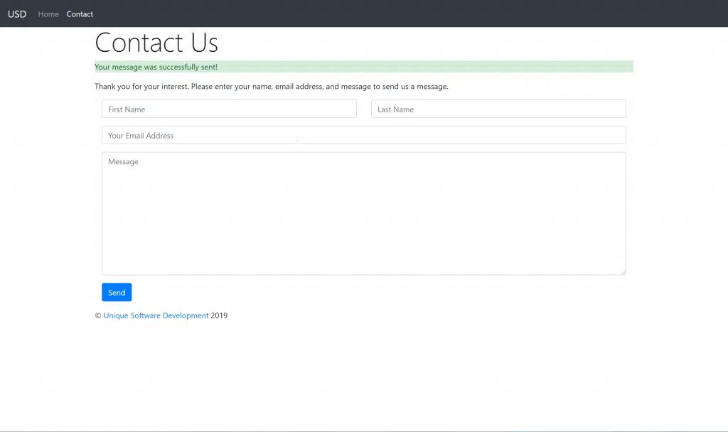umbraco contact form