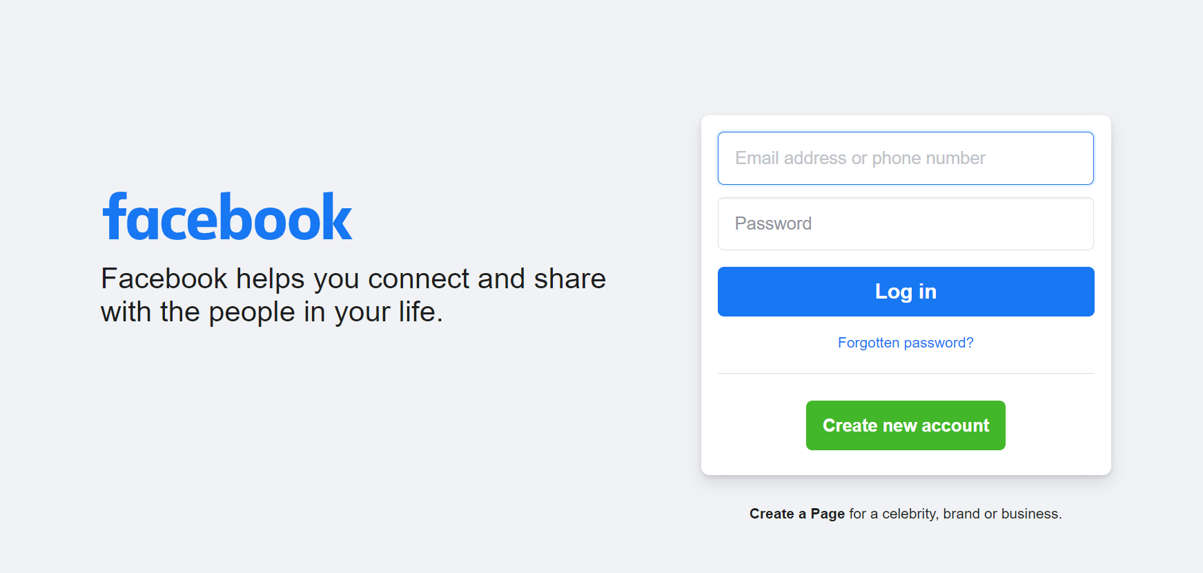 Facebook – Platform built using React