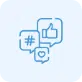 Social Networking icon Industry - Custom Software Development Solutions -USD