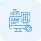CRM and ERP Industry icon - Custom Software Development - USD