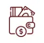 Online Payment Options icon - USD