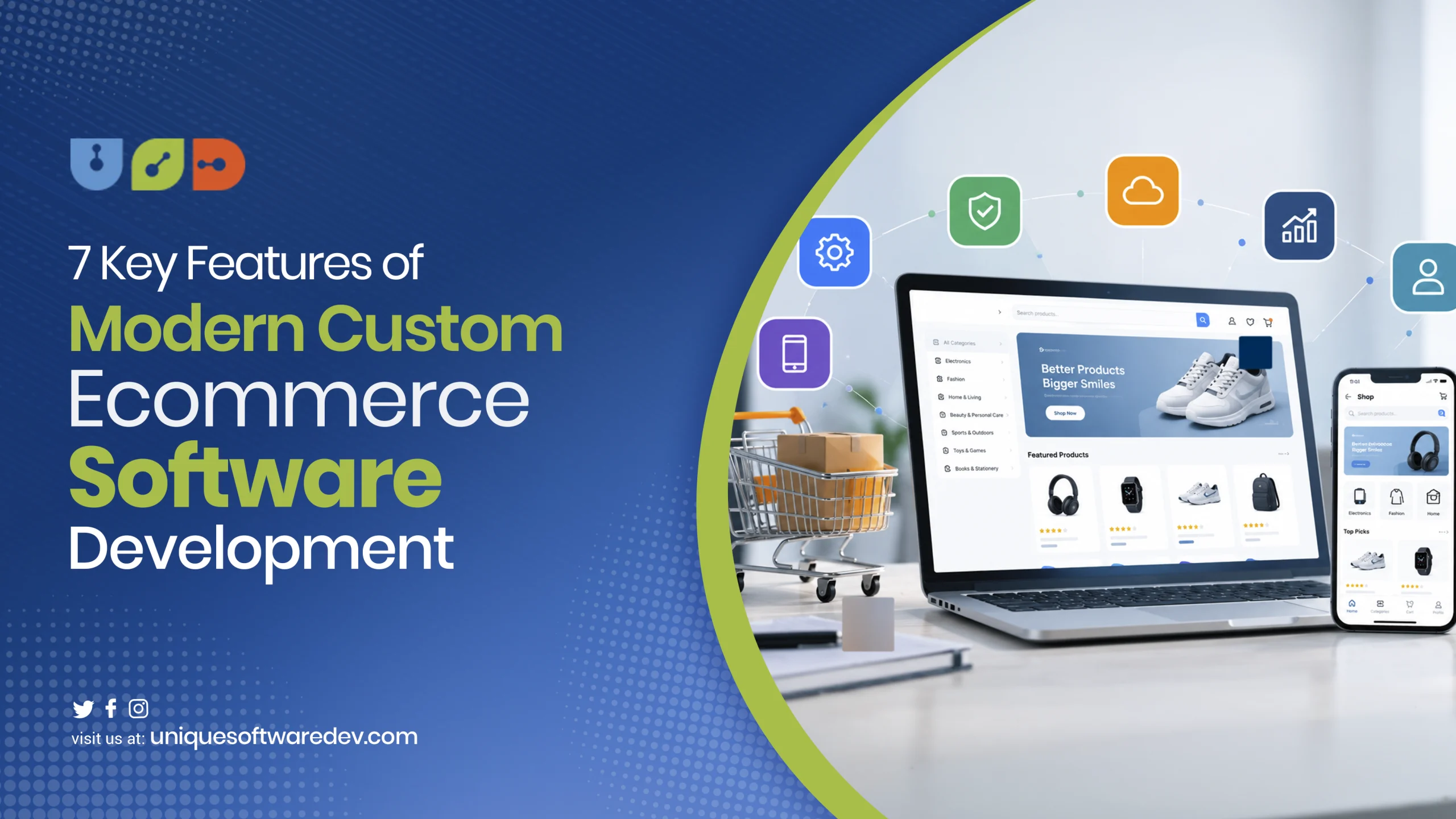 7 Key Features of Modern Custom Ecommerce Software Development
