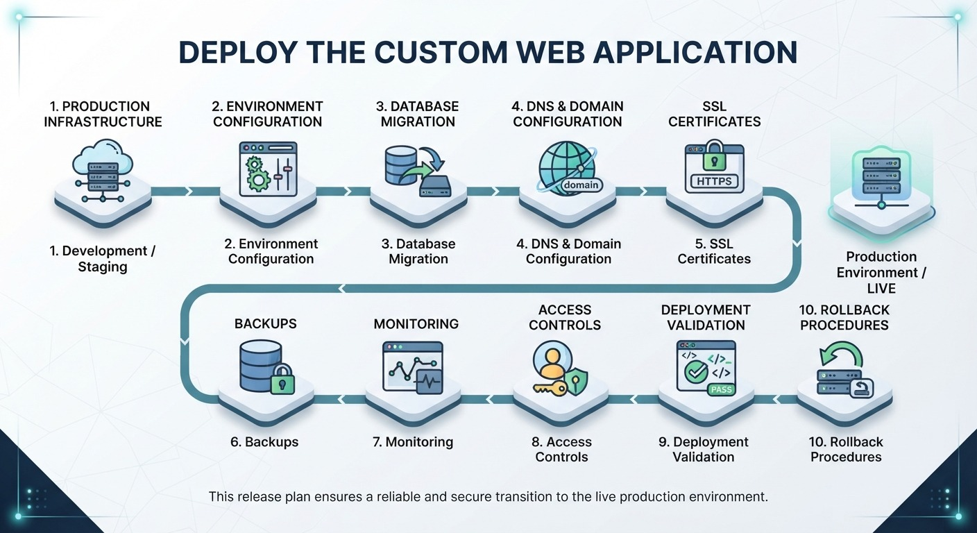 How to deploy the custom web application
